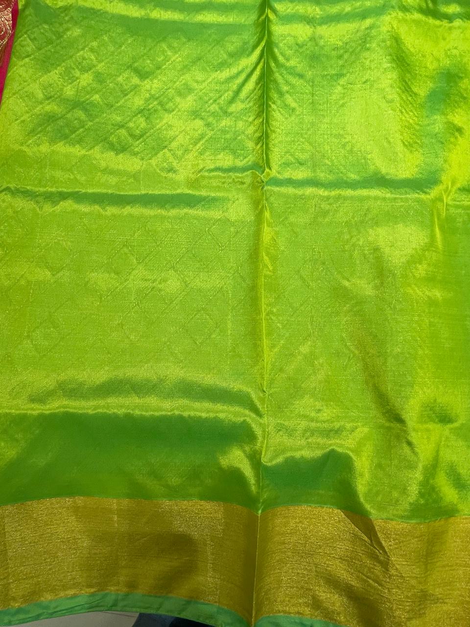 Silk Saree in  with Zari Border|AS-0058