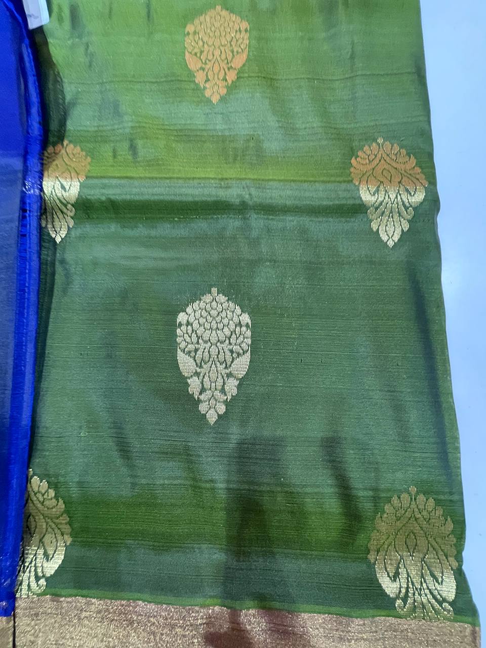 Silk Saree in  with Zari Border|AS-0058