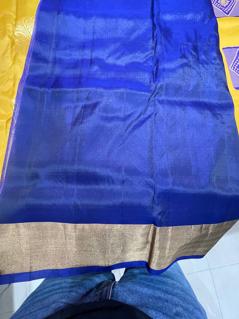 Silk Saree in with Zari Border|AS-0061