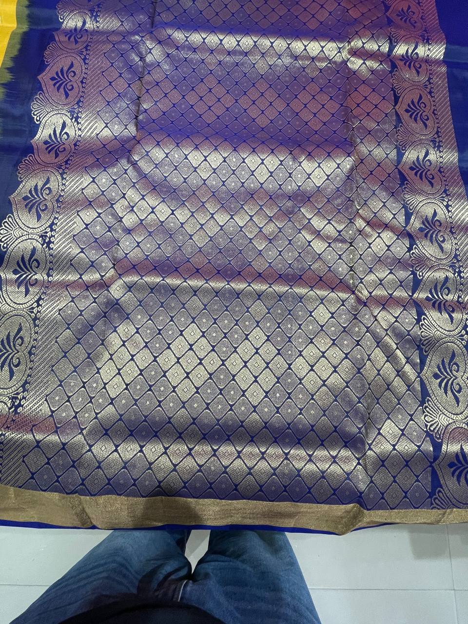 Silk Saree in with Zari Border|AS-0061