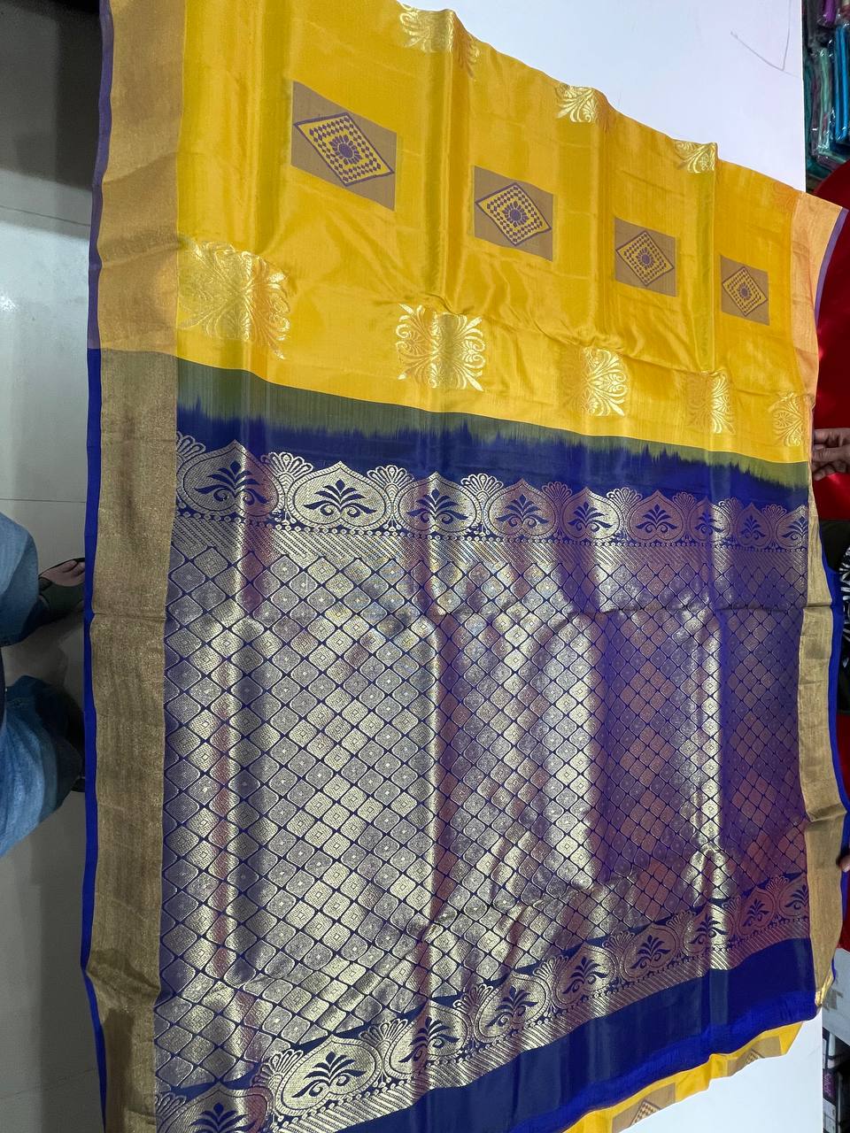 Silk Saree in with Zari Border|AS-0061