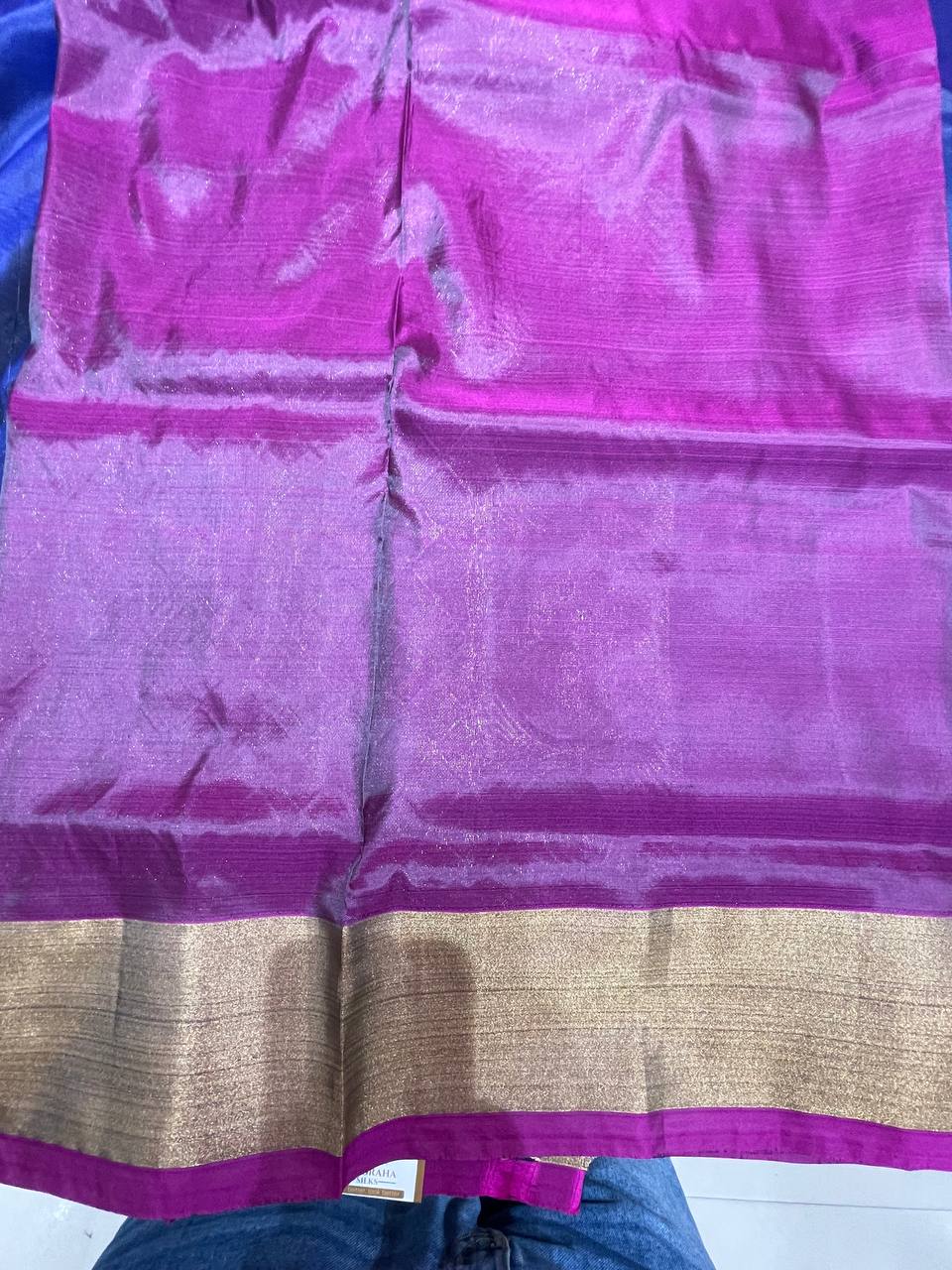 Silk Saree in with Zari Border|AS-0061