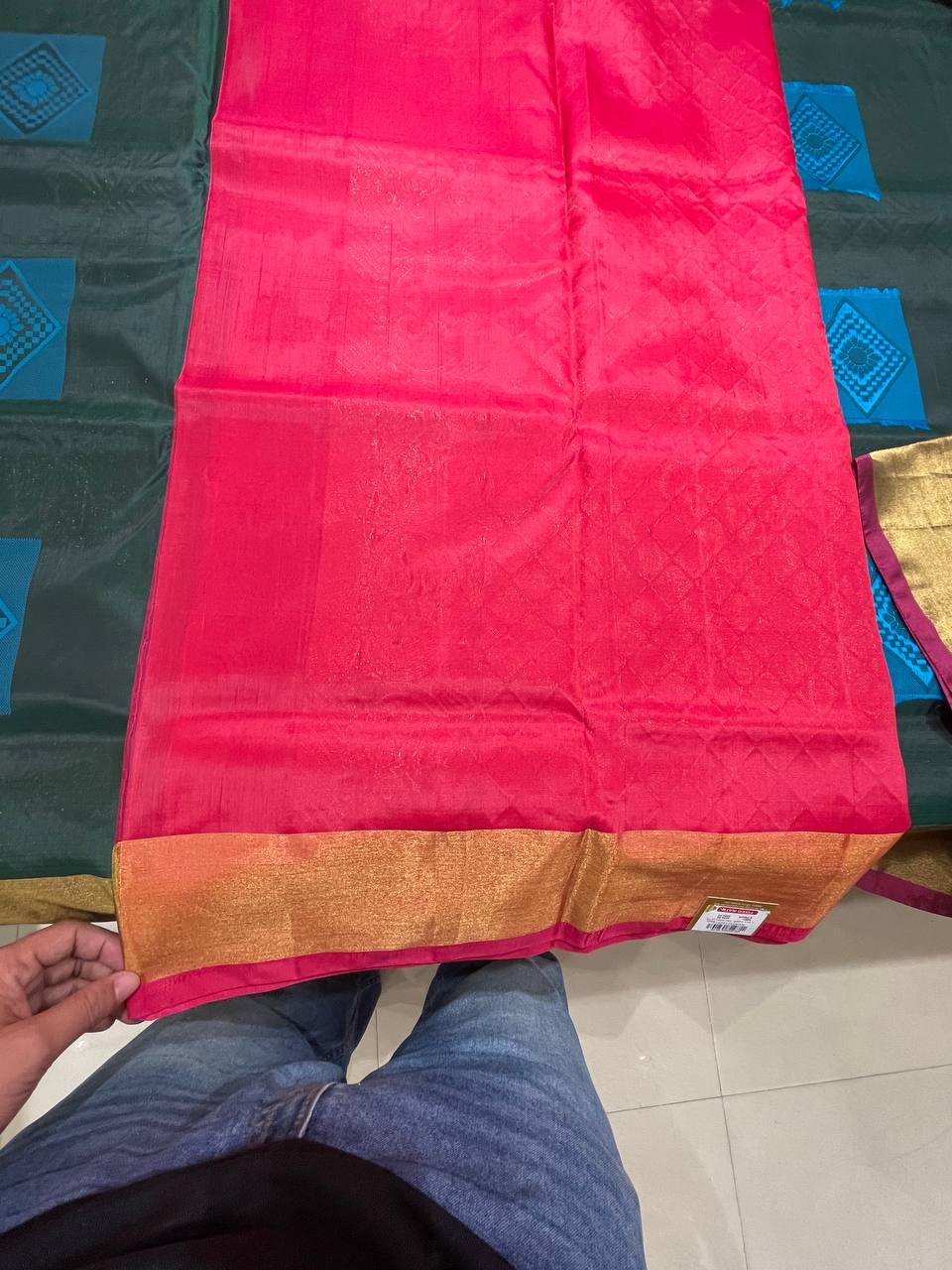 Silk Saree in with Zari Border|AS-0061