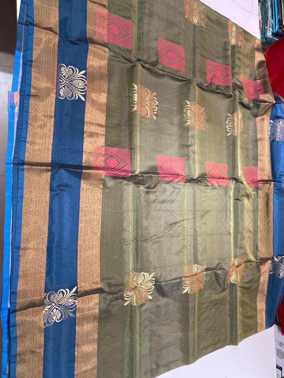 Silk Saree in with Zari Border|AS-0061