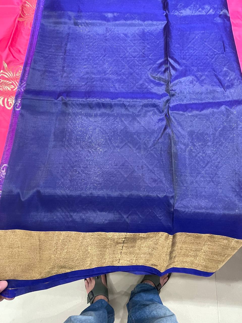 Silk Saree in with Zari Border|AS-0061