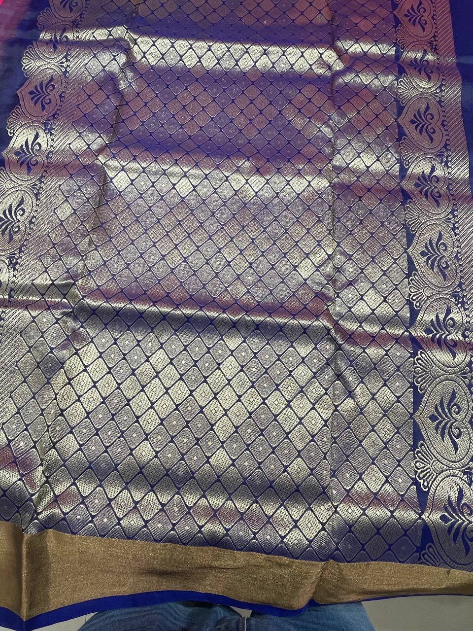 Silk Saree in with Zari Border|AS-0061