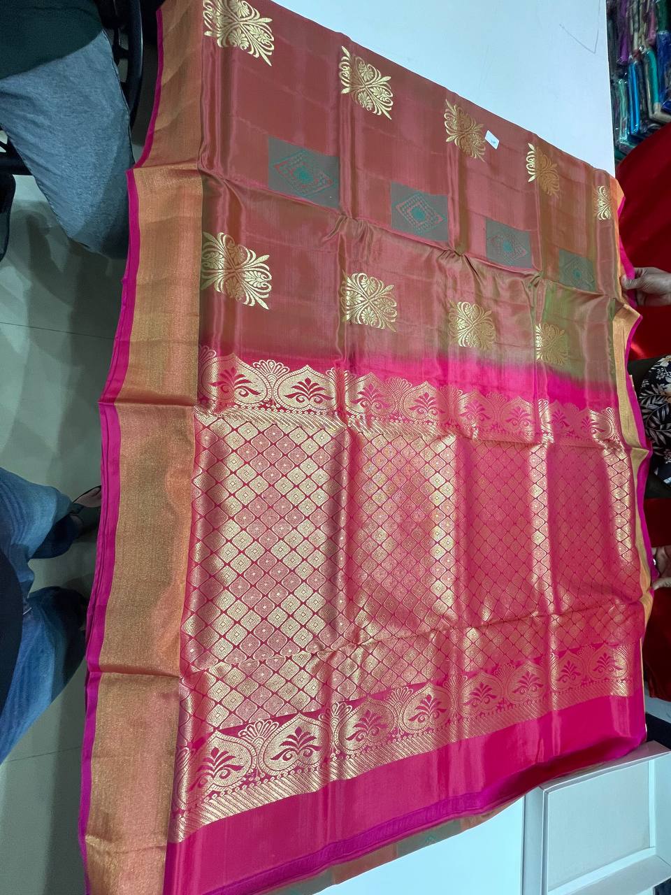 Silk Saree in with Zari Border|AS-0061