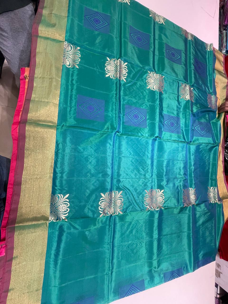 Silk Saree in with Zari Border|AS-0061