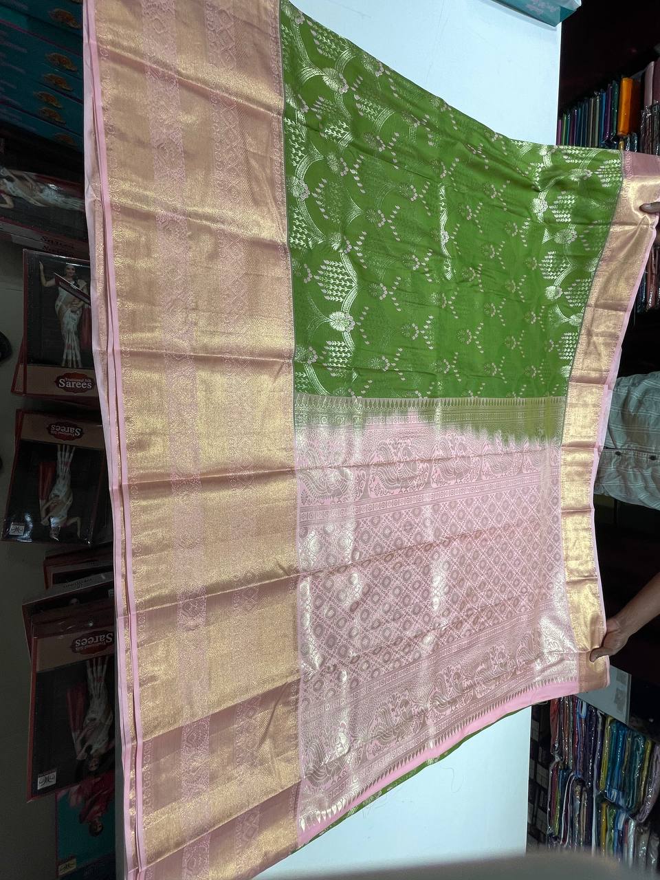 Semi silk Kanchipuram With Butta Design| AS-00131