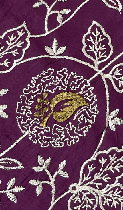 Marron Embroidered Kurta Set with Dupatta | Festive Ethnic Wear for Women|SC12_2