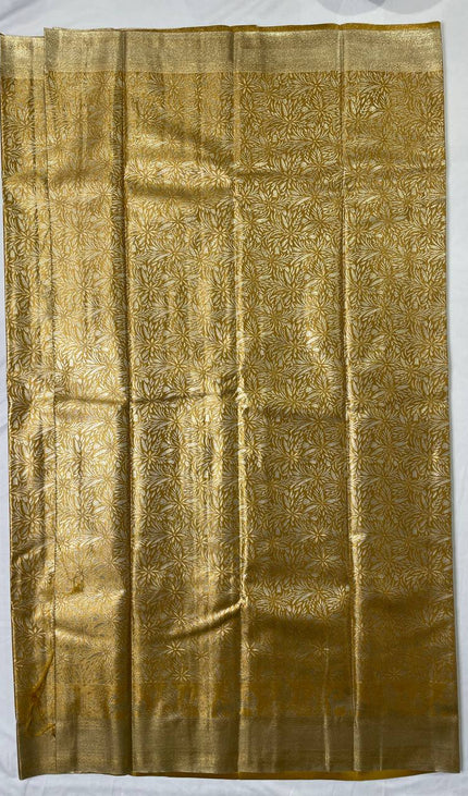 Mustard Tissue Silk SareeS|S26_3