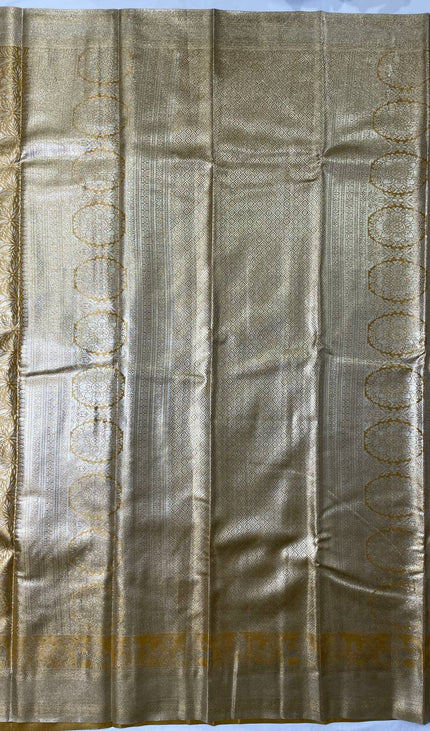 Mustard Tissue Silk SareeS|S26_3