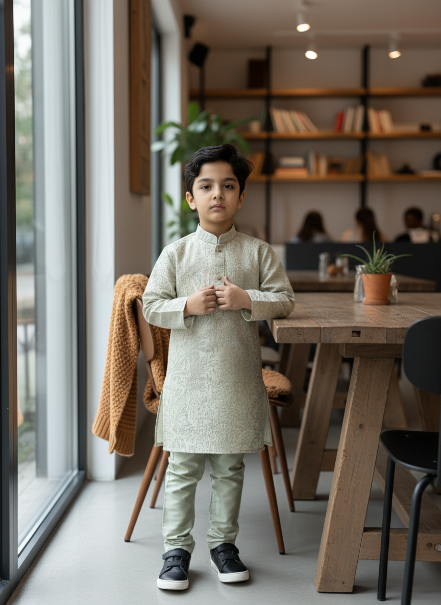 Boys Festive Kurta Pajama Set | 11809