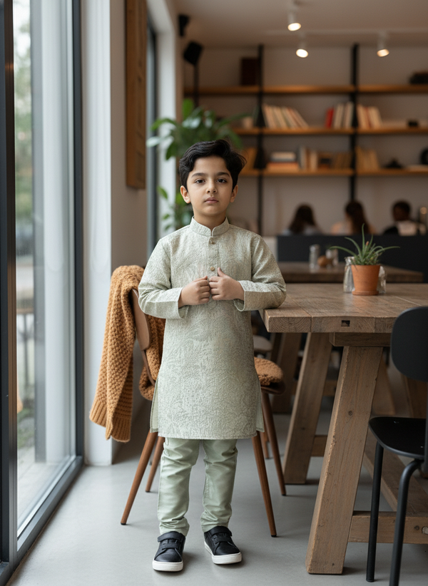 Boys Festive Kurta Pajama Set | 11809