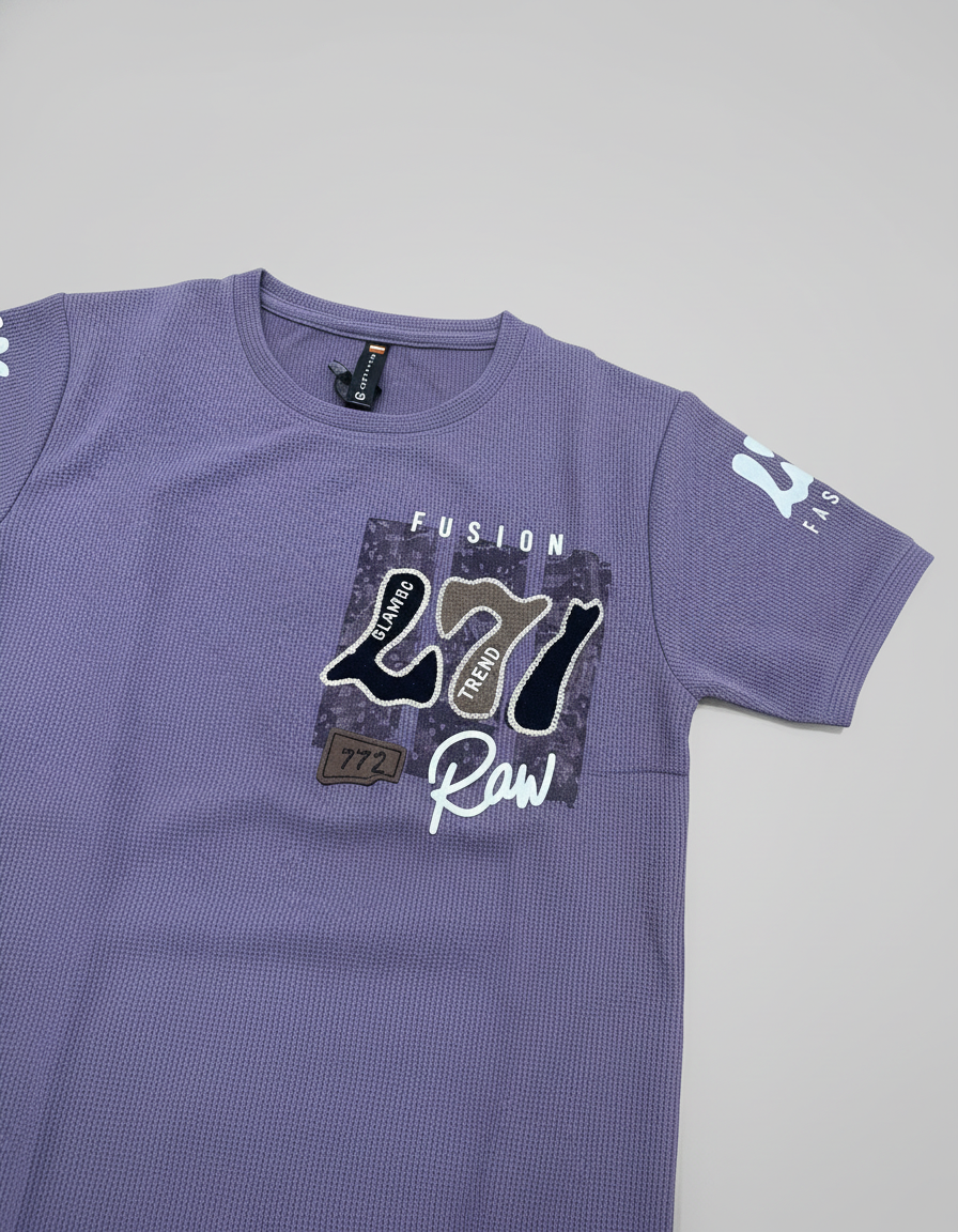 Boys' Textured Graphic T-Shirt | 1332