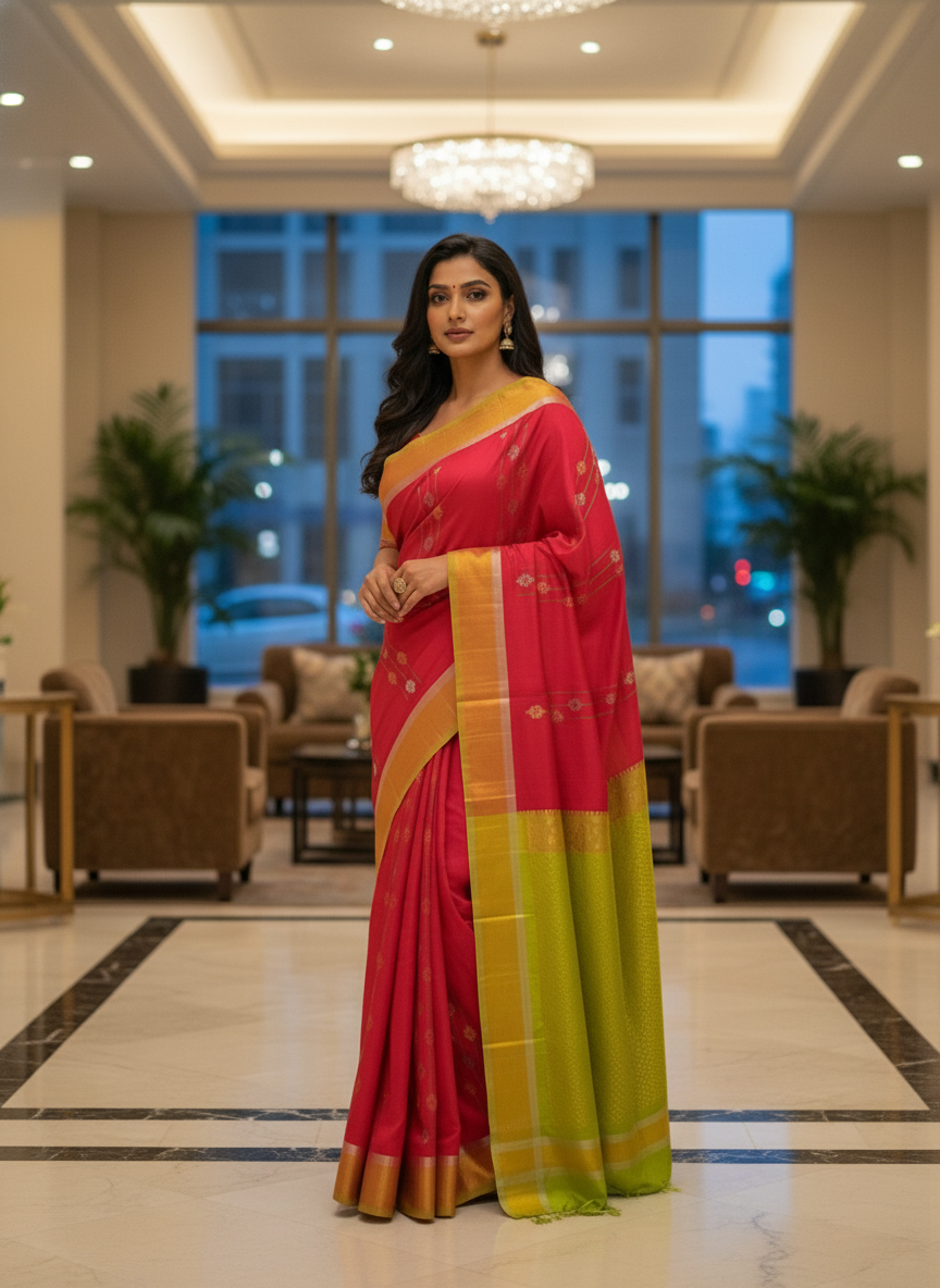 Pure Kancheepuram Silk Saree |AS-0072