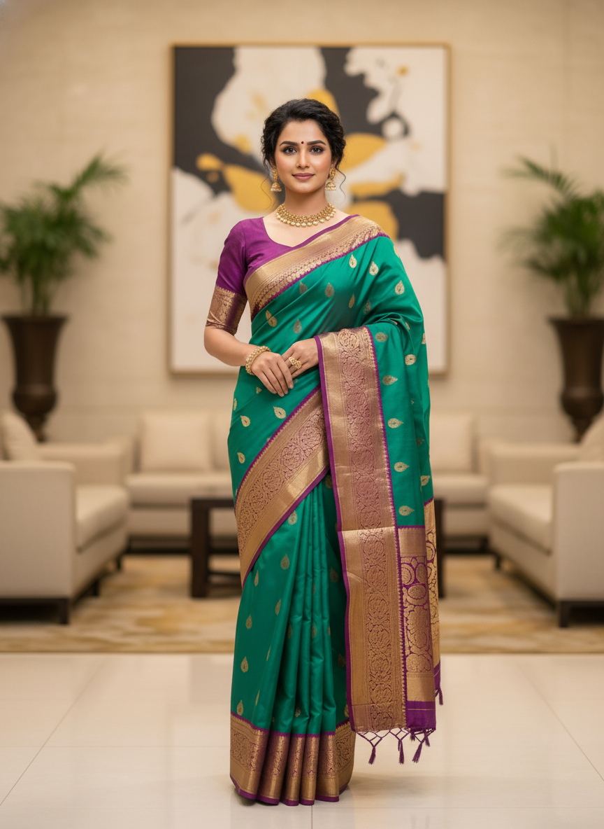 Pink  Pure Kancheepuram Silk Saree |AS-0087