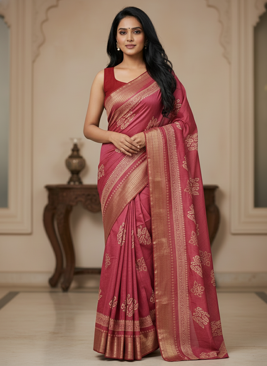Elegant yellow Printed Soft chiffon Saree | AS-00100