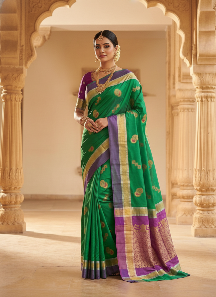 Pure Kancheepuram Silk Saree |AS-0065