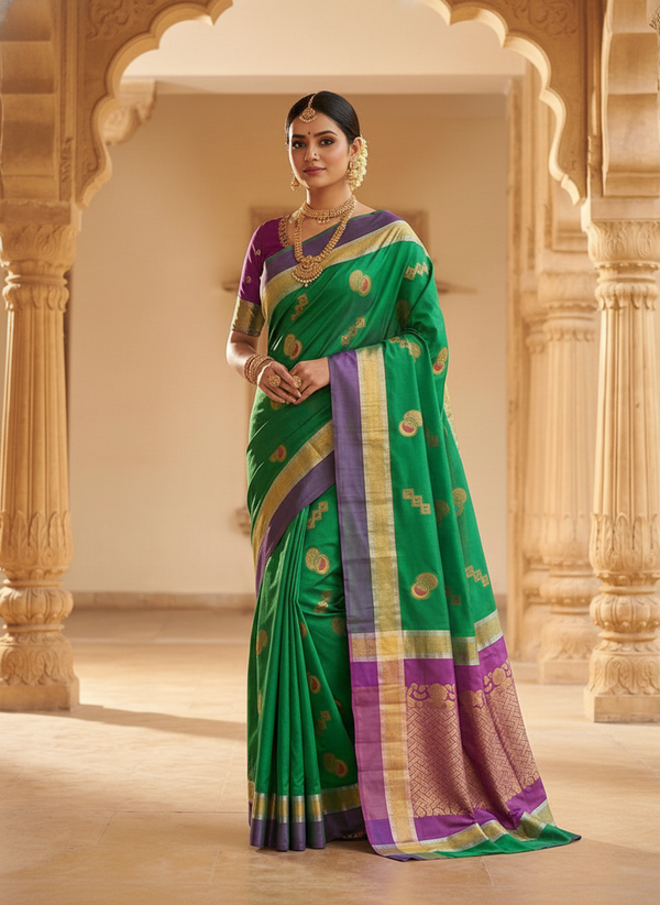 Pure Kancheepuram Silk Saree |AS-0065