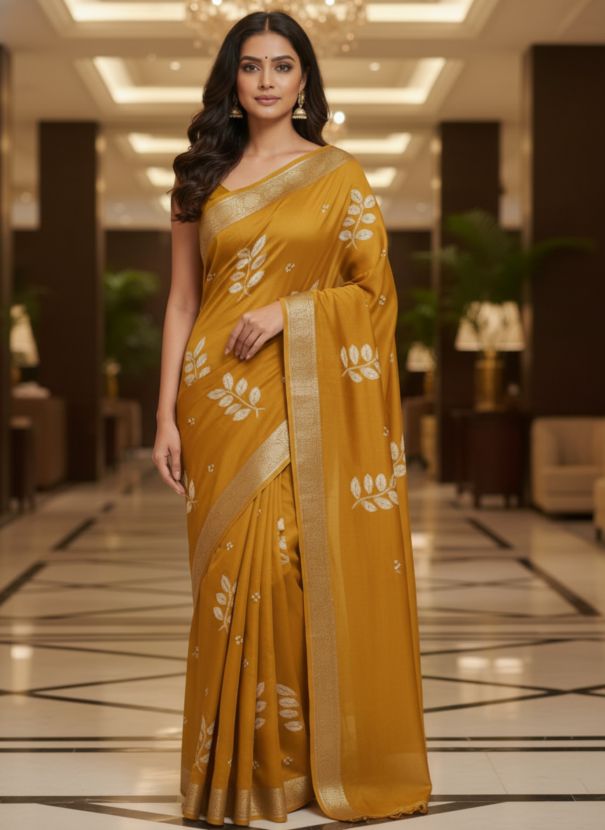 Wine Multicolor Saree with Pattern Print | AS-00115