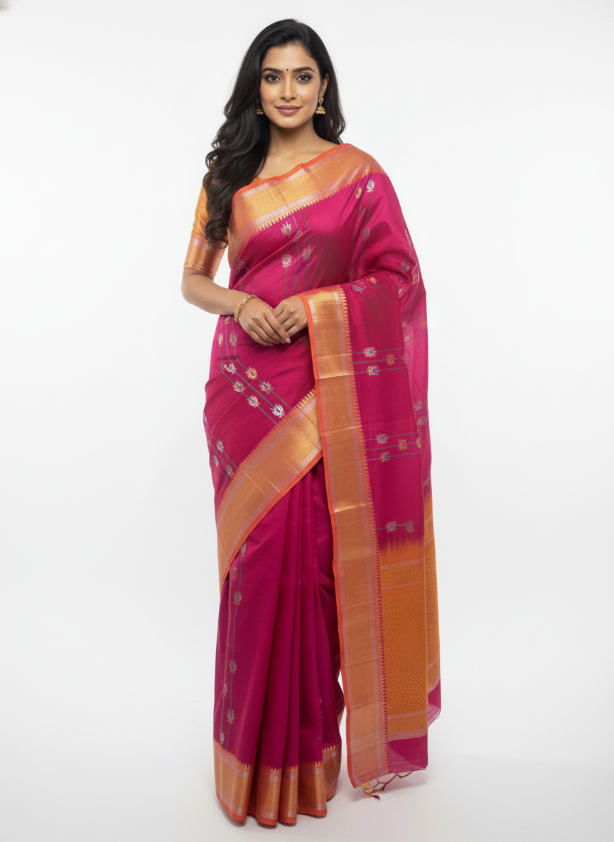 Pure Kancheepuram Silk Saree |AS-0072