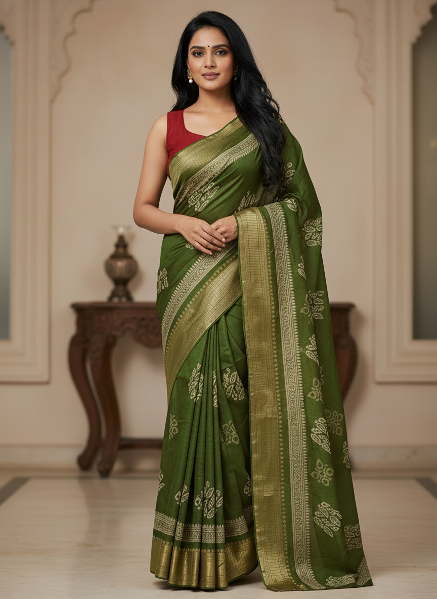 Elegant yellow Printed Soft chiffon Saree | AS-00100