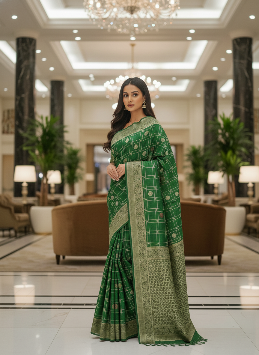 Wine Silk Saree with Woven Border| AS-00243