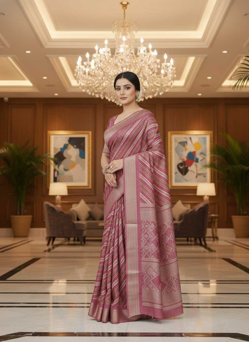 Emerald green Printed Soft chiffon Saree | AS-0097