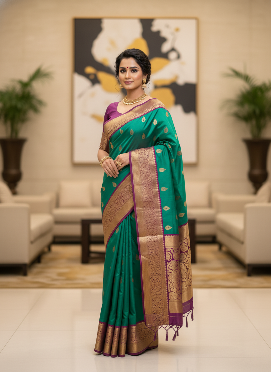Pink  Pure Kancheepuram Silk Saree |AS-0087