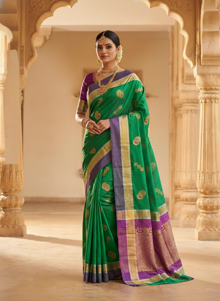 Pure Kancheepuram Silk Saree |AS-0065