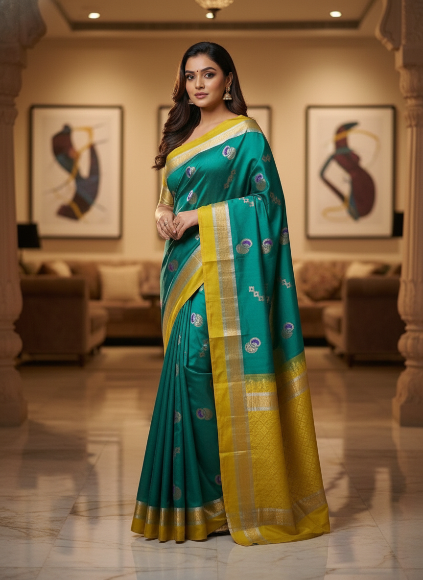Pure Kancheepuram Silk Saree |AS-0065