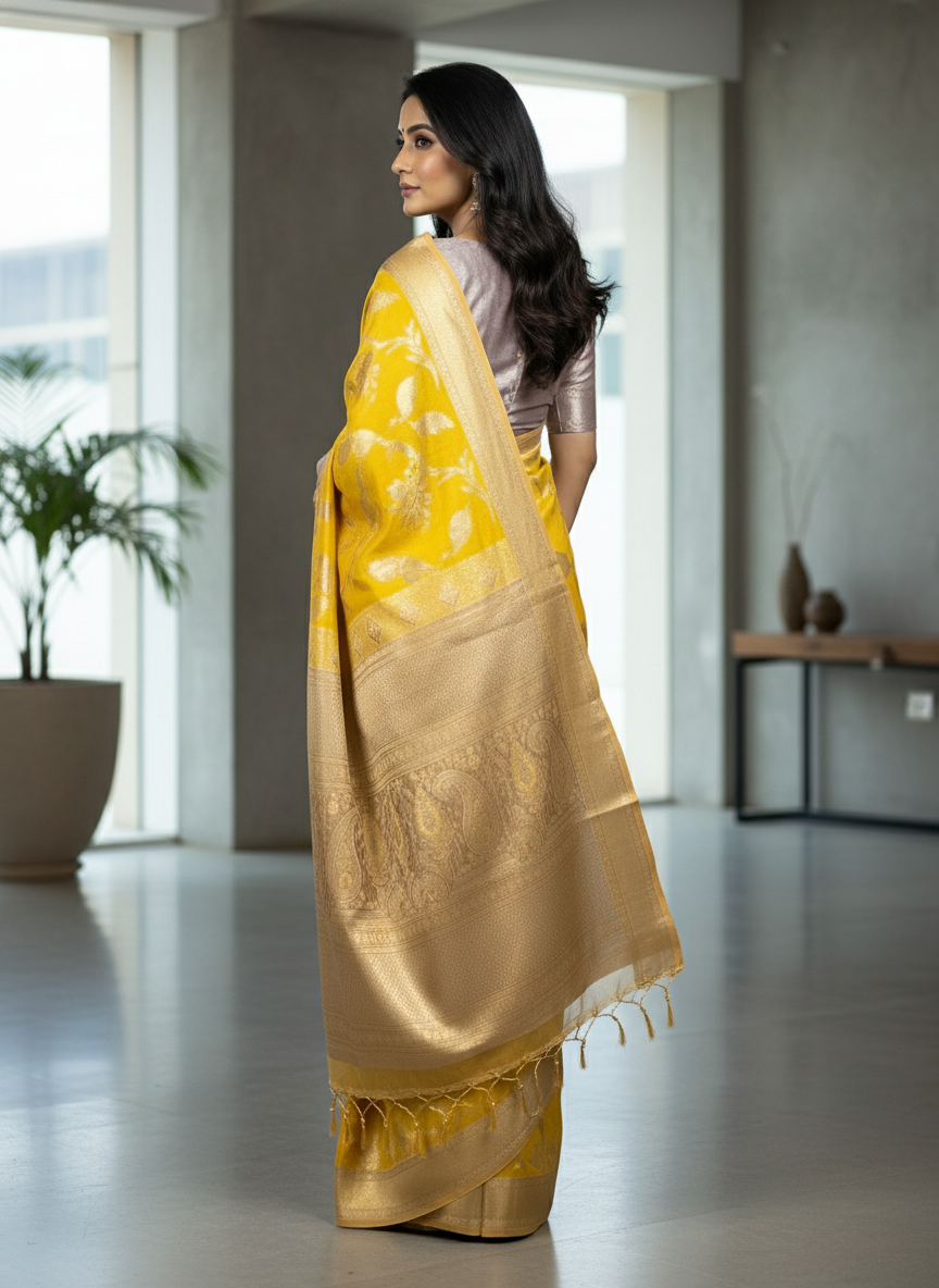 Lavender  Kanchipuram Silk Saree With Butta Design| AS-00149