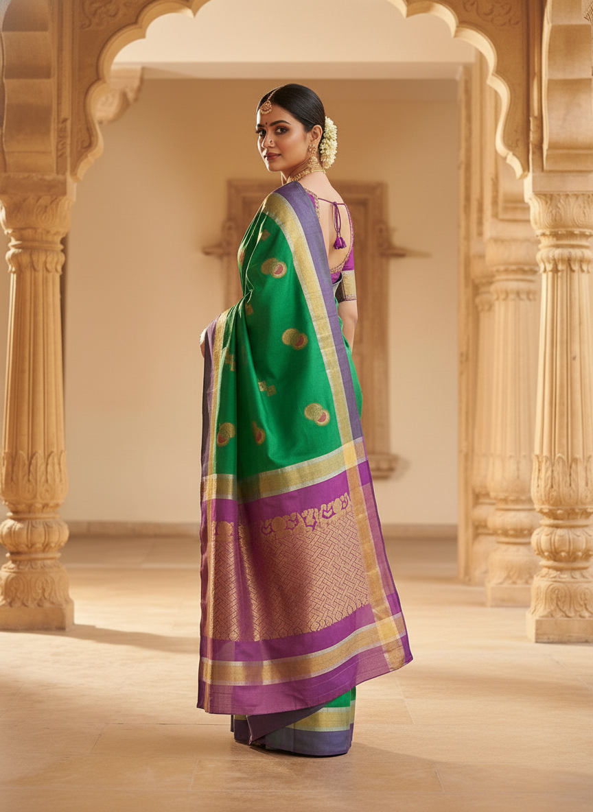 Pure Kancheepuram Silk Saree |AS-0065