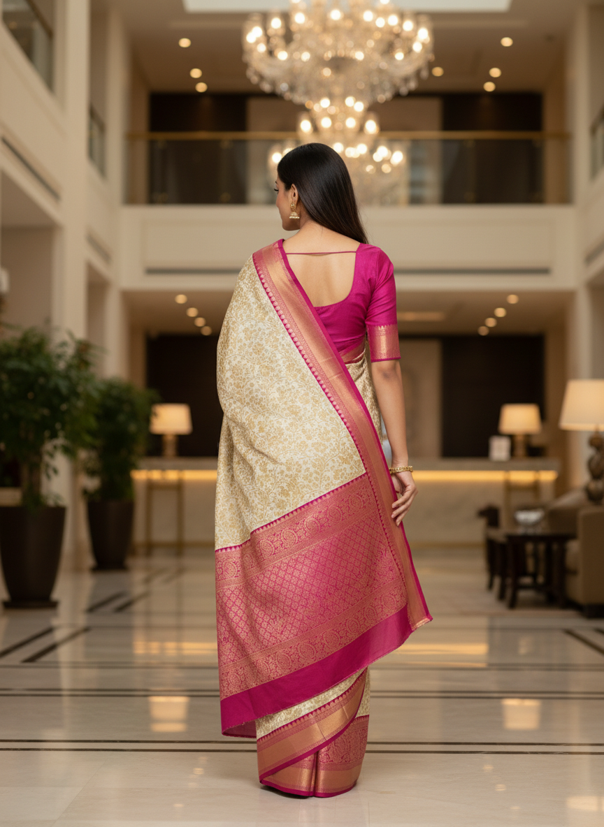 Rama Green Kanchipuram Silk Saree With Butta Design| AS-00119