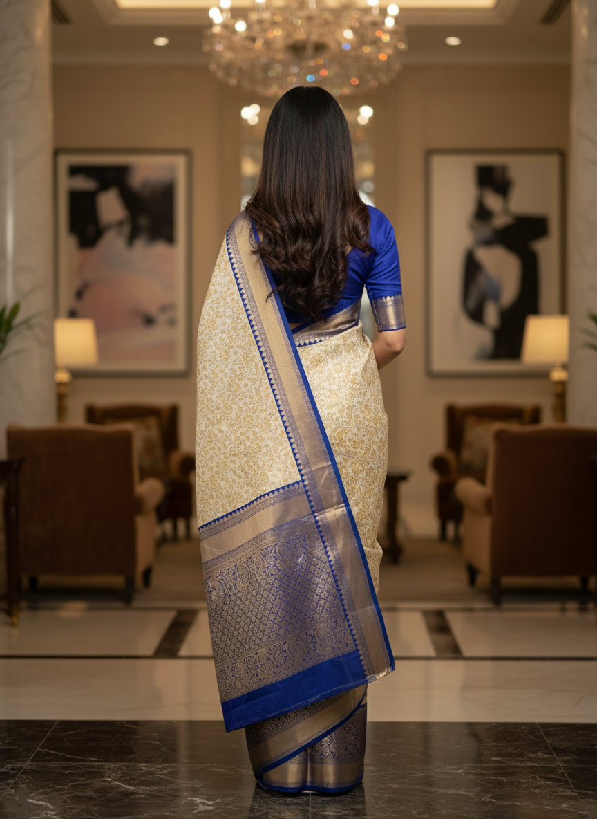 Rama Green Kanchipuram Silk Saree With Butta Design| AS-00119