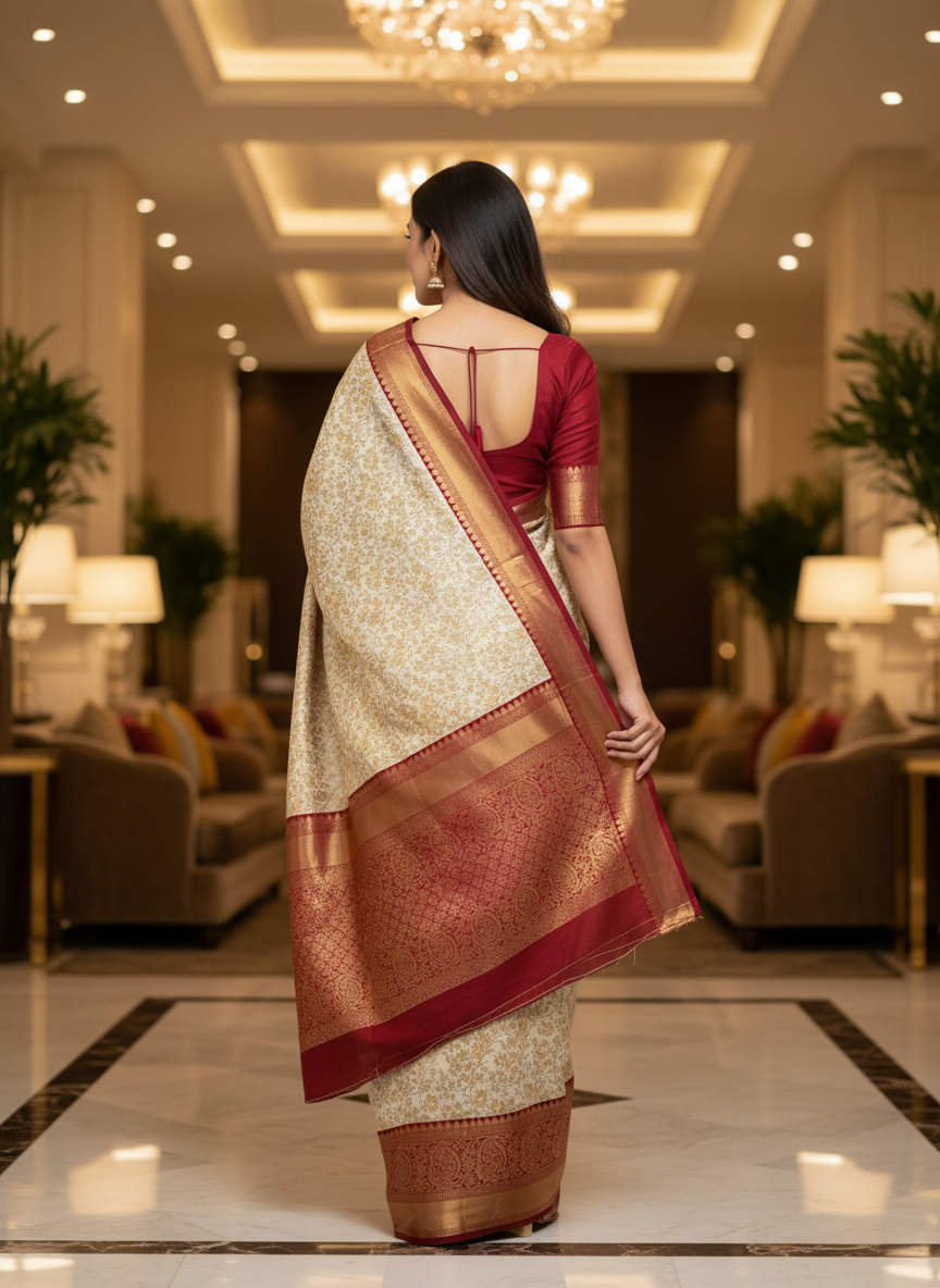 Rama Green Kanchipuram Silk Saree With Butta Design| AS-00119