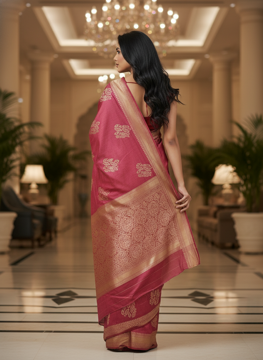 Elegant yellow Printed Soft chiffon Saree | AS-00100