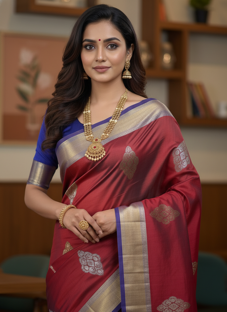 Pure Kancheepuram Silk Saree |AS-0070