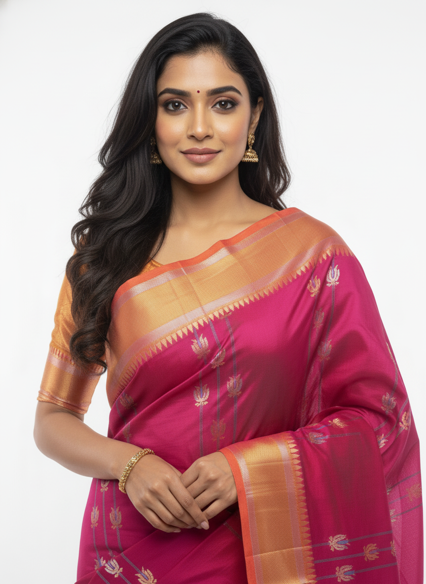 Pure Kancheepuram Silk Saree |AS-0072