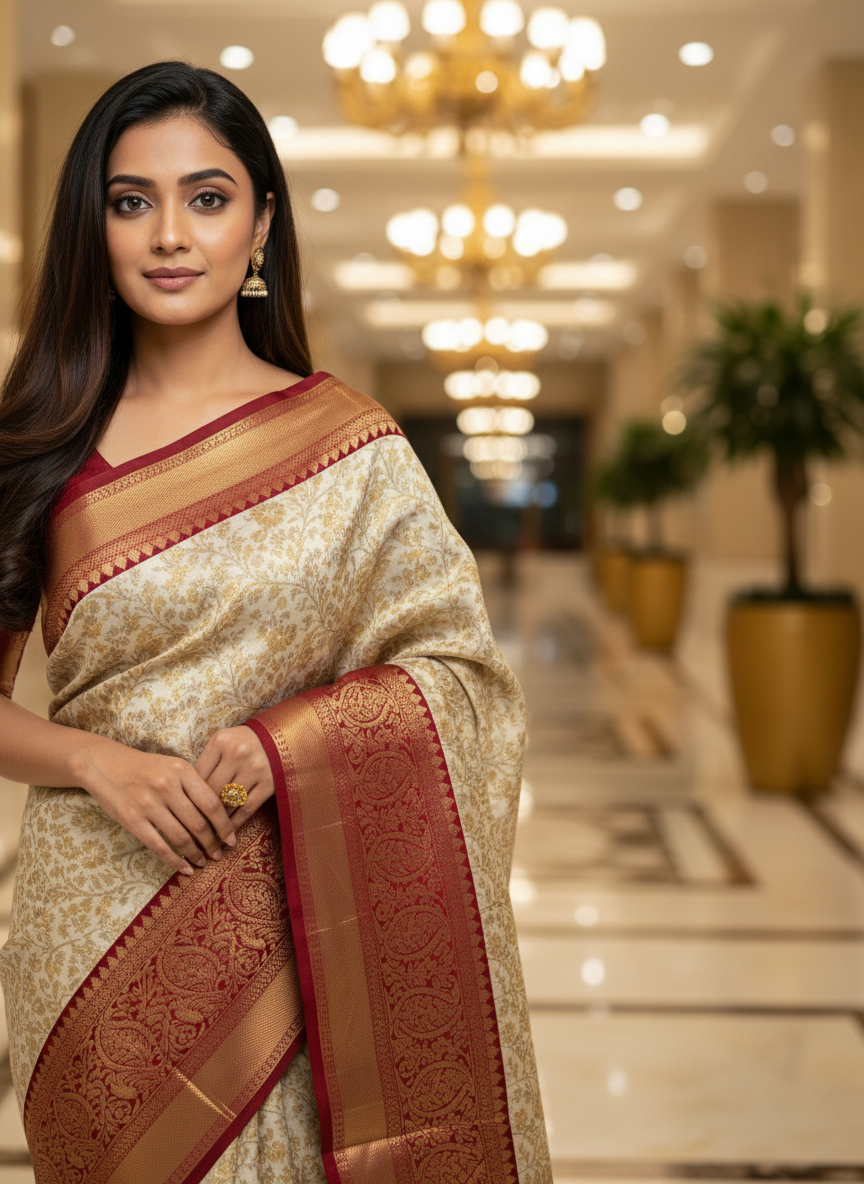 Rama Green Kanchipuram Silk Saree With Butta Design| AS-00119