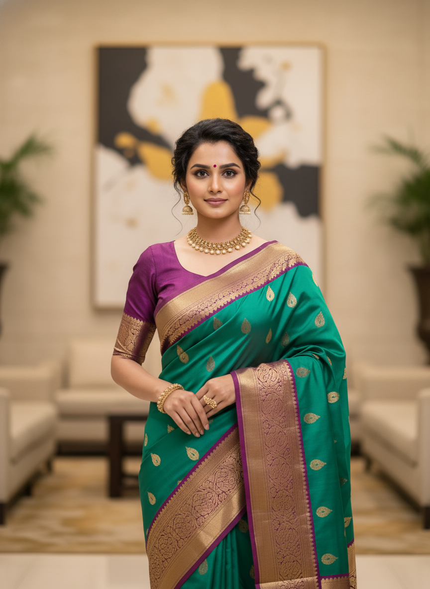 Pink  Pure Kancheepuram Silk Saree |AS-0087