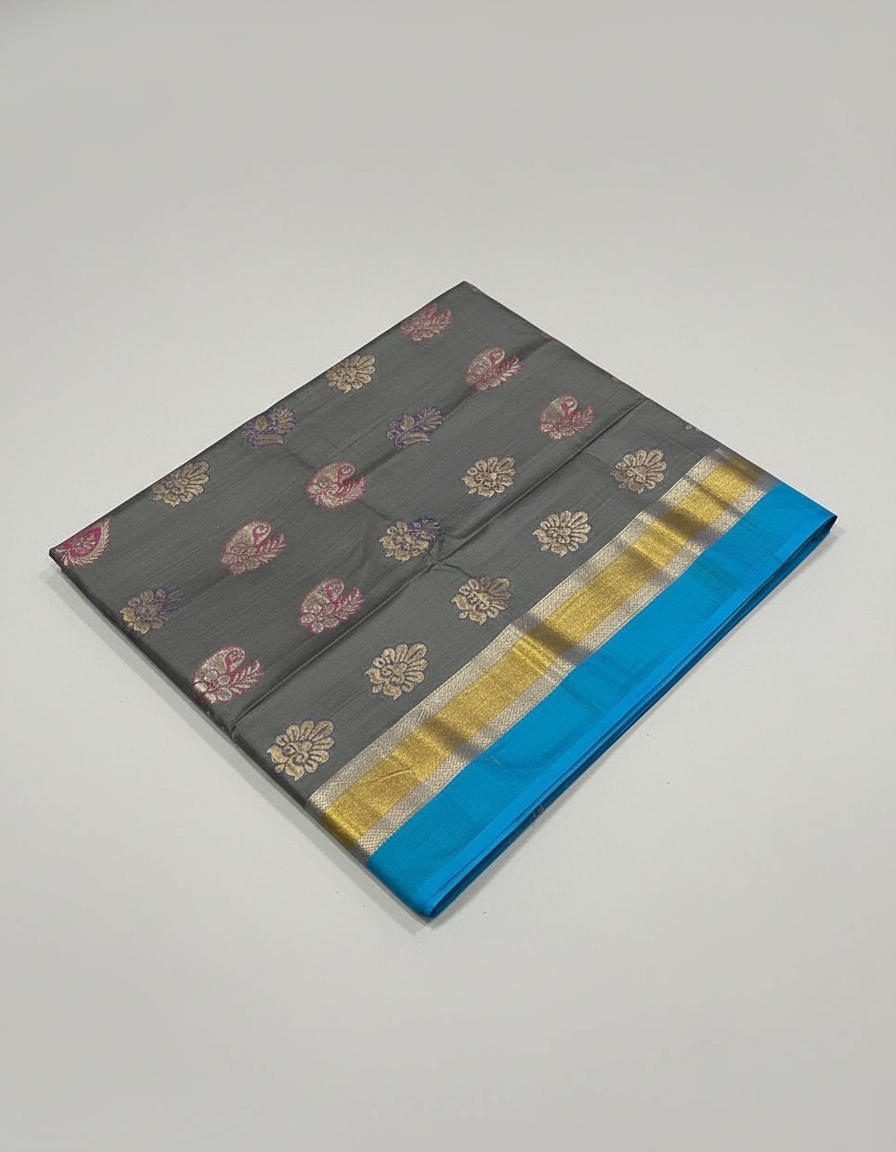 Parrot Green Pure Kancheepuram Silk Saree |AS-0066