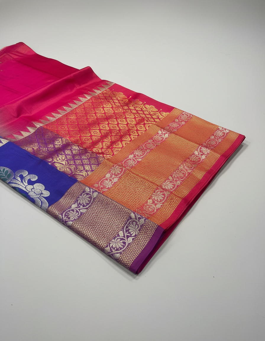 Blue  Pure Kancheepuram Silk Saree |AS-0085
