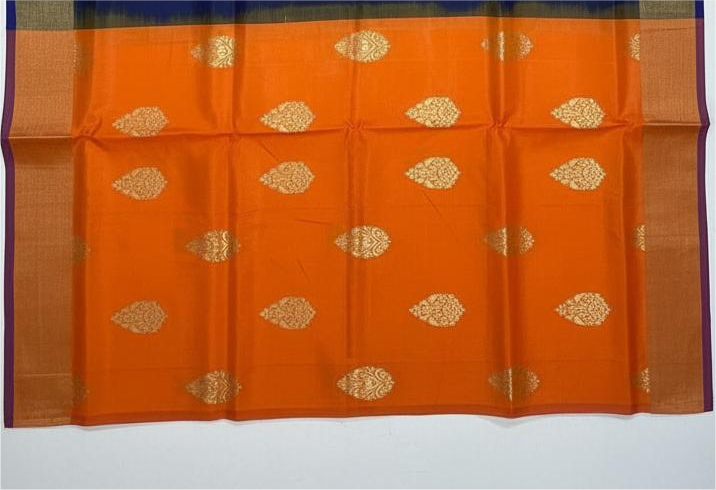 Silk Saree in  with Zari Border|AS-0058