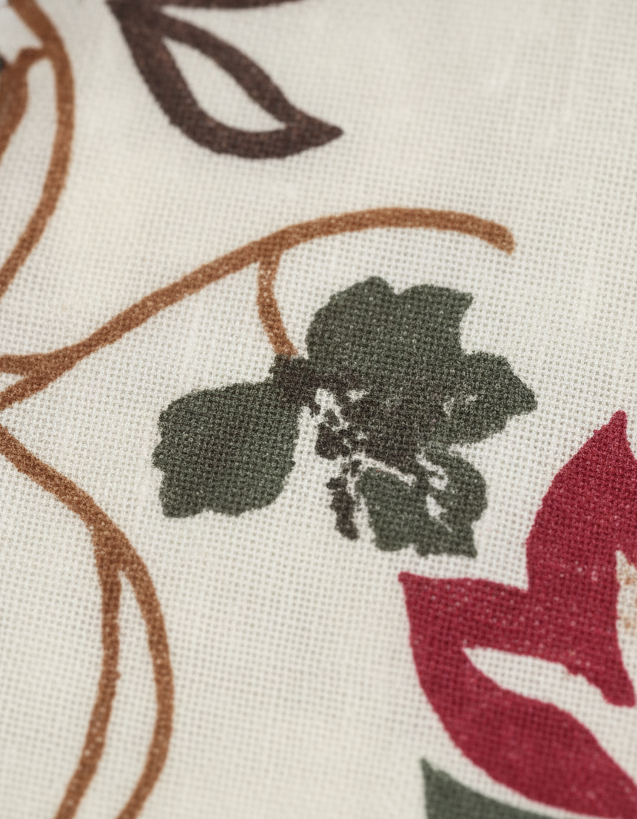 Cream Printed Kurti Set For Women| AS-00207