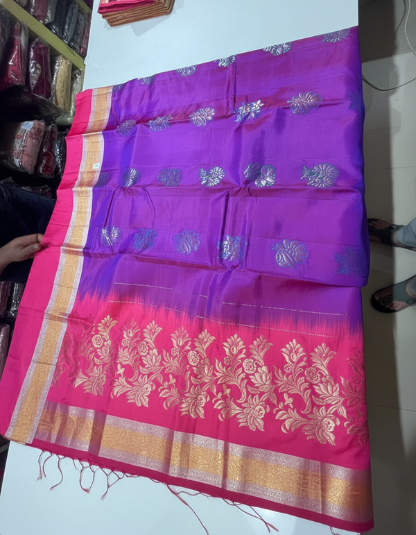 Parrot Green Pure Kancheepuram Silk Saree |AS-0066