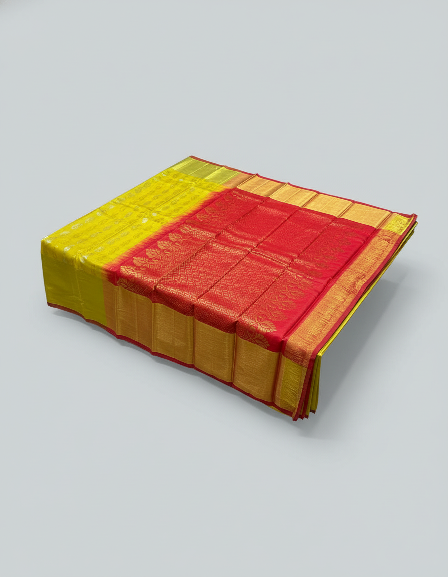 Parrot Green Pure Kancheepuram Silk Saree |AS-0074