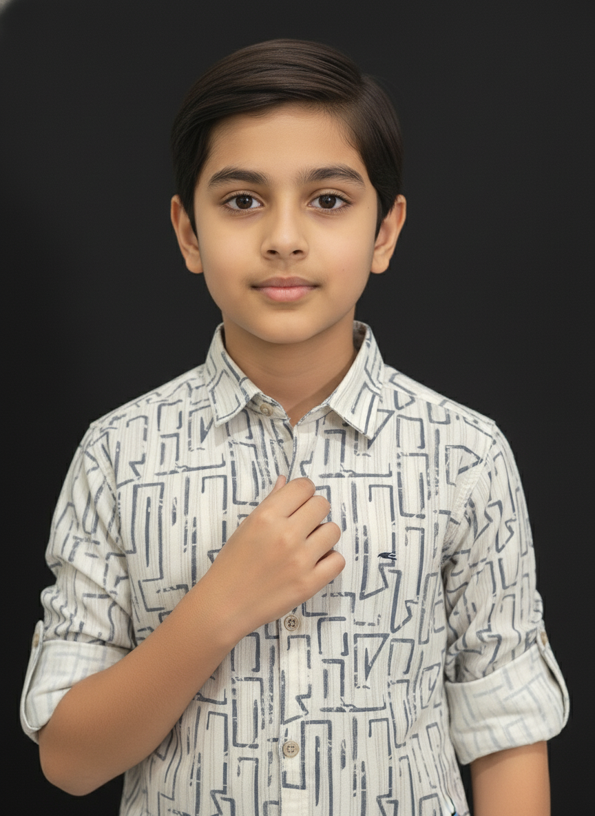 Boys' Essential Full Sleeve Cotton Shirt | 3158